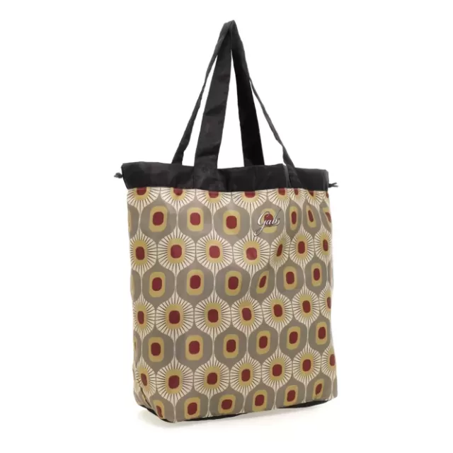 Gabs Shopping/Tote bags>PRINTED NYLON FABRIC SHOPPING BAG