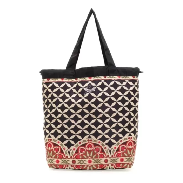 Gabs Shopping/Tote bags>PRINTED NYLON FABRIC SHOPPING BAG