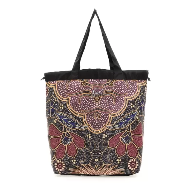 Gabs Shopping/Tote bags>PRINTED NYLON FABRIC SHOPPING BAG